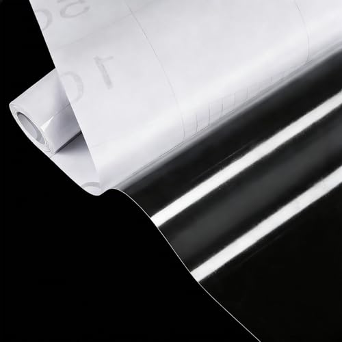 Klebefolie Transparent Selbstklebend folie für möbel 30×300cm, Wandschutzfolie Selbstklebend Tischfolie Buchfolie durchsichtig Möbelfolie, Transparent Wasserfest Spritzschutz Küchenrückwand Tapete