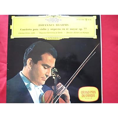 138 930 CHRISTIAN FERRAS Brahms Violinkonzert Karajan vinyl LP