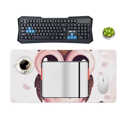 Cute Owl Desk Pad Large Desk Protector Blotter Mat miniatura 4