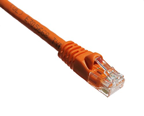 Câble de réseau Cat5e UTP Axiom Orange 0.6m pour connexion Ethernet stable
