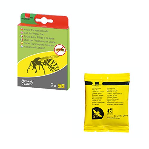 Preisvergleich Produktbild SWISSINNO Köder für Wespenfalle - Hergestellt aus Lebensmitteln ohne giftigen Chemikalien, umweltfreundlich, Abwehr, Mit Bienenschutz, Made in EU. 2er Set