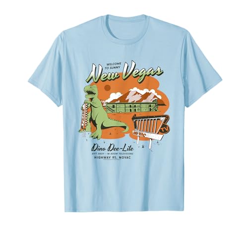Fallout Welcome to New Vegas Dino Dee-Lite Video Game T-Shirt
