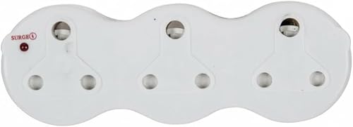 3-Socket 16A Surge Protector Power Adaptor