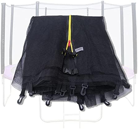 Trampoline Safety Net - UV-Resistant Ripstop Enclosure with Adjustable Straps - Kids Protective Guard - Durable Replacement Netting for Trampoline Accessories, Enhanced Safety