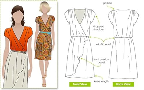 Style Arc Sewing Pattern - Mia Dress (Sizes 18-30)