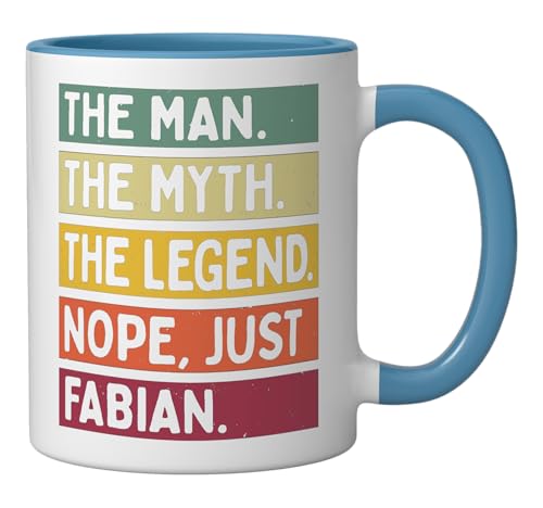 Taza cerámica The Man The Myth The Legend NOPE Fabian miniatura 2