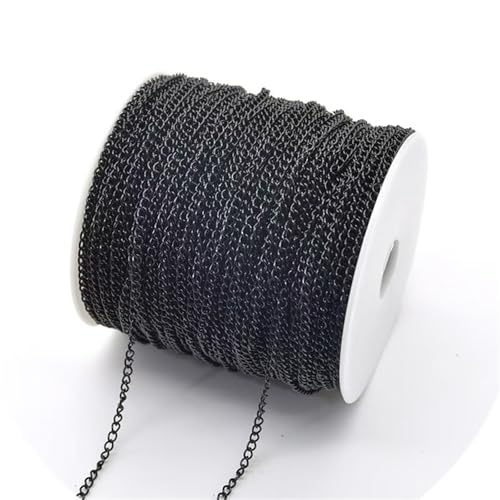 DIYWG[ANZT[ SÍ`F[`F[ - 3x4mm ÑX^C̃lbNXƃuXbg̑f(Swimming Black,2*3mm)