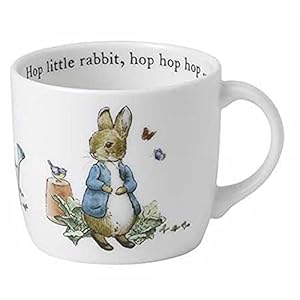 【正規輸入品】 ウェッジウッド ピーターラビット マグカップ ブルー 結婚祝い プレゼント 1056249 210ml" 
