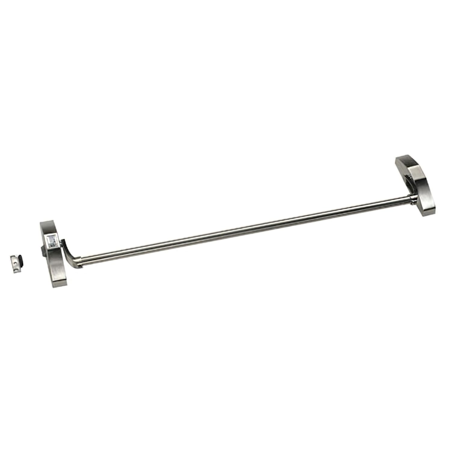 Tesa Assa Abloy, 1910908NR, Barra Antipánico Universal 1910 con un punto lateral de cierre, Cofre Negro y Barra Roja