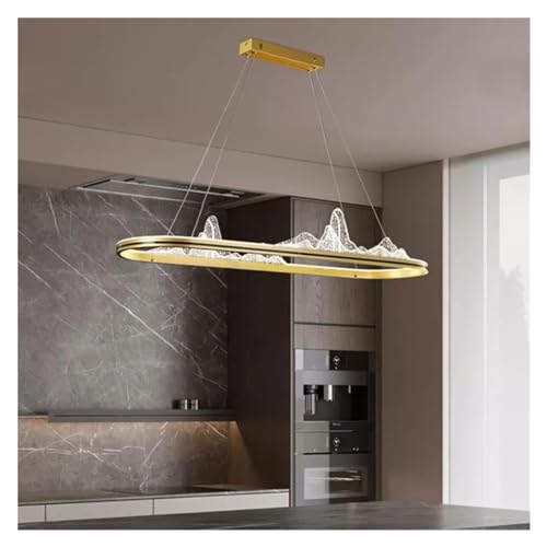Lustre boule de verre suspendu avec éclairage LED blanc froid - 3