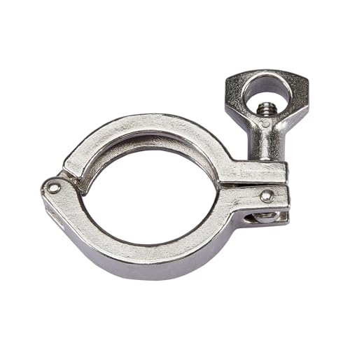 Válvula de mariposa de tres abrazaderas Pindex de 3,8 cm para elaboración de cerveza casera 8