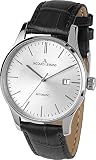 JACQUES LEMANS Herrenuhr London Lederband massiv Edelstahl 1-2073I