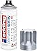 edding 5200 Permanent Spray - silber matt - 200 ml - Acryllack zum Lackieren und Dekorieren von Glas, Metall, Holz, Keramik, Kunststoff, Leinwand - Lackspray, Acrylspray, Farbspray