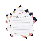 Modern Advice Cards Pack of 25 Activity for Baby Shower, Bridal, Wedding, Graduation, Gender Reveal,...