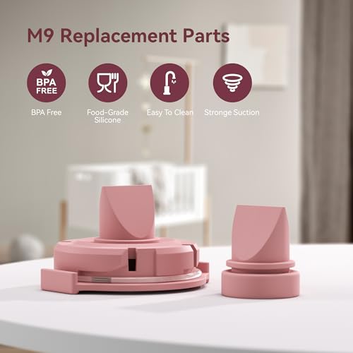 Válvula y diafragma compatible para extractor Momcozy M9 6 piezas miniatura 3