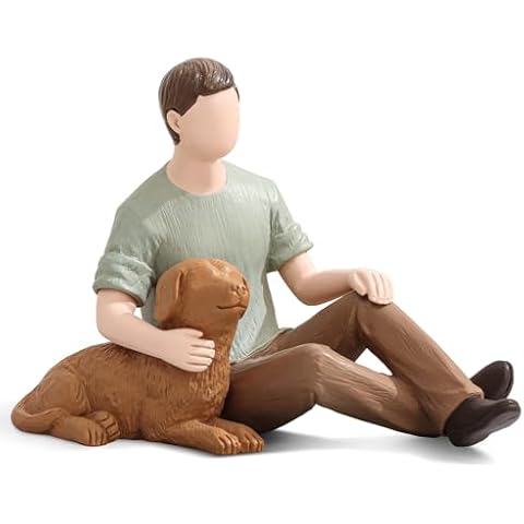 Carracci Man with Dog Figurine Cover