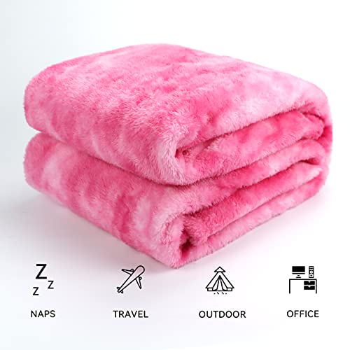 Obinsm Warm Blanket Pink Soft Fleece Blankets Throw Blankets For Bed #TOP5