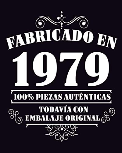 Fabricado en 1979 Todavia Con Embalaje Original: 42 años de regalo de cumpleaños personalizado | Diario en blanco para escribir regalo perfecto para cumpleaños / 120 páginas / 8x10 pulgadas