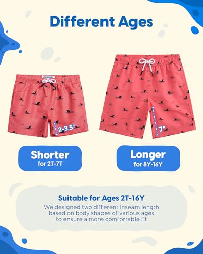 image for maamgic Boys Swim Trunks Toddler Swim Shorts Little Boys Bathing Suit 