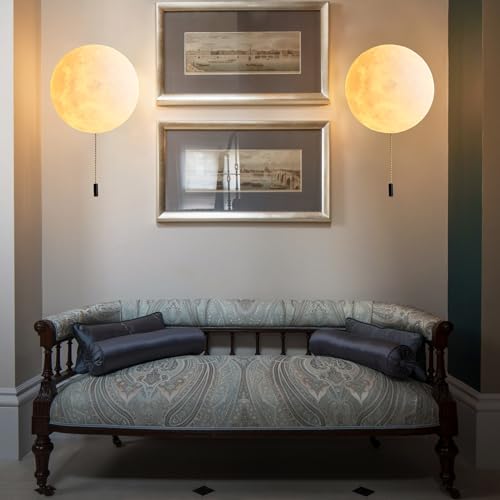 Image of Wall Lamp Modern Minimalist Moonlight Wall Sconce with Soft Lighting, G9 Bulb Included, Perfect for Bedroom, Living Room, Bathroom, Hallway (2 Gold Pack)