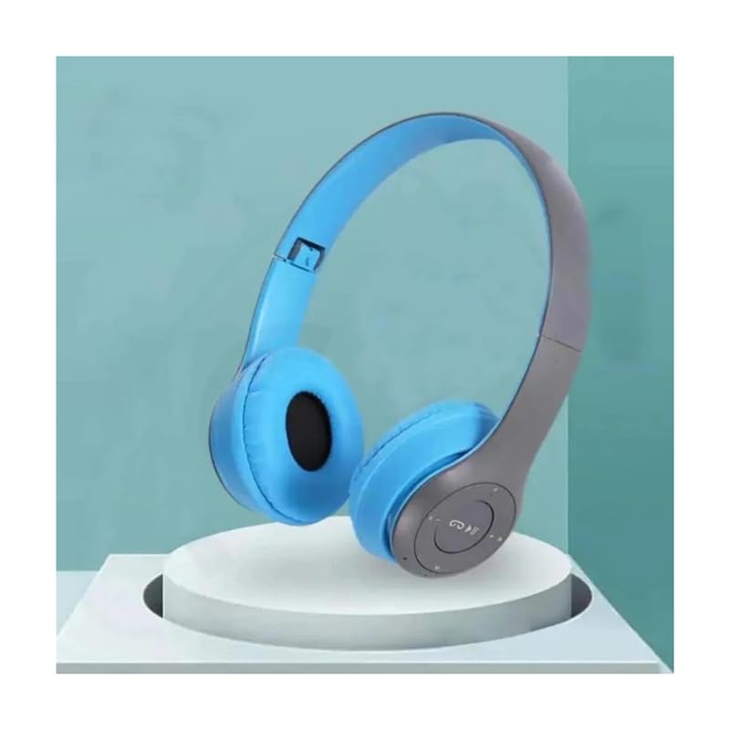 Image of P47 Wireless iC-10 Headphone with Mic & SD Card Slot Bluetooth Headset