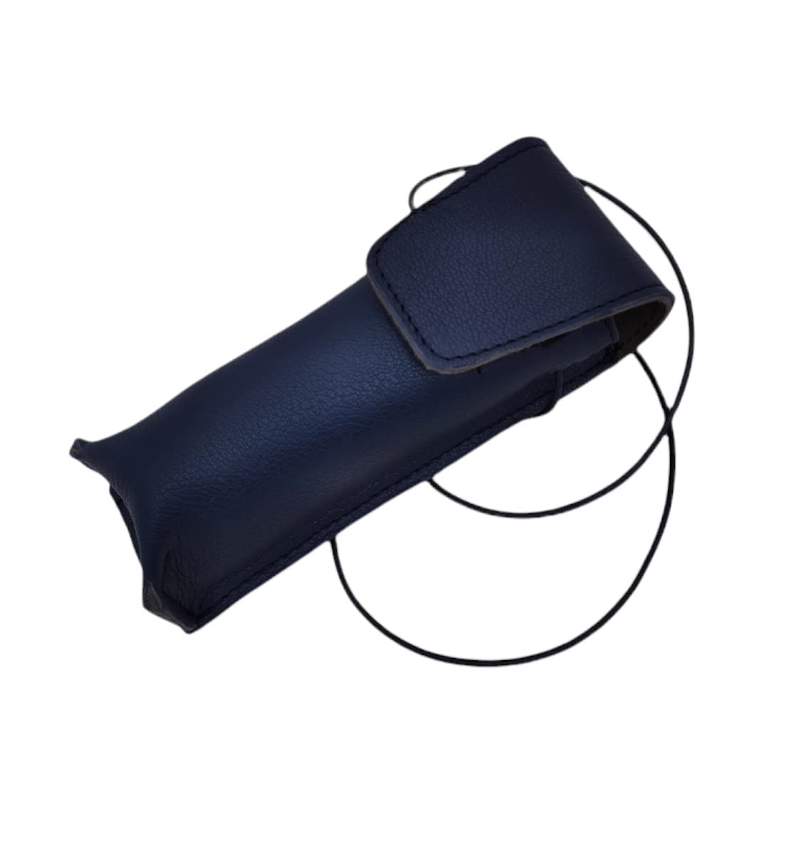 Portaocchiali da collo in pelle unisex custodia per occhiali