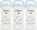Dove Invisible Solid Deodorant, Original Clean - 2.6 oz - 3 pk