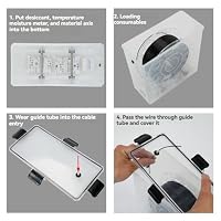 Swiixxer 3D-Drucker Filament Trockenbox Lagerung Heißluftheizung Lagerung Druckmaterial Boxhalter Feuchtigkeitsbeständig für Alle FDM – Ansicht 5