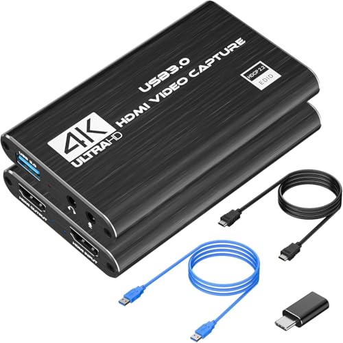 4K HDMI Capture Card for Streaming and Gaming