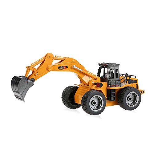 2.4GHz RC ferngesteuerter 1/12 Bagger mit vielen Metallbauteilen, Auto, Modellbau, Radlader, Baustellenfahrzeug, Ready-To-Drive, Komplett-Set RTR, Neu - 2