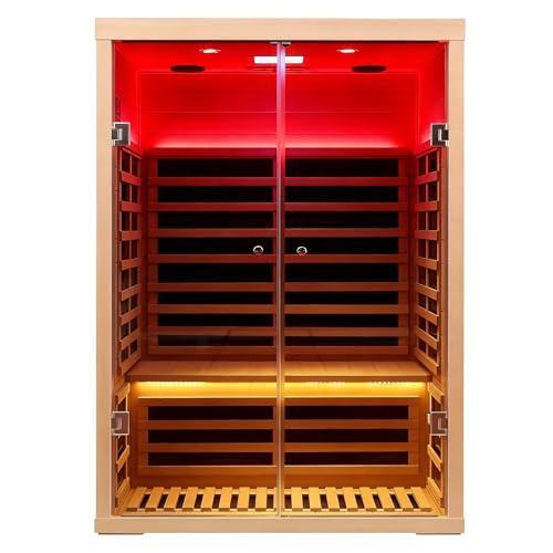 KUNSANA Hemlock 2 Person Infrared Sauna
