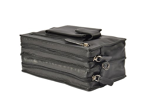 Pochette d'embrayage homme en cuir véritable A33 pour protéger mobile et argent