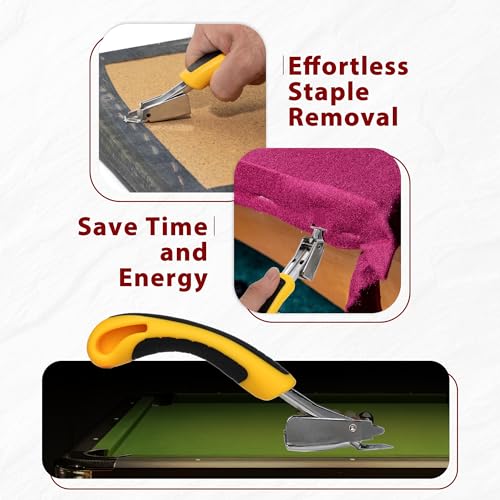 8ft Pool Table Felt 8FT Billiard Felt Cloth with 6 Pcs Cloth Strips and Staple Remover Pool Table Felt Replacement Kit Parts-Burgundy - Image 2
