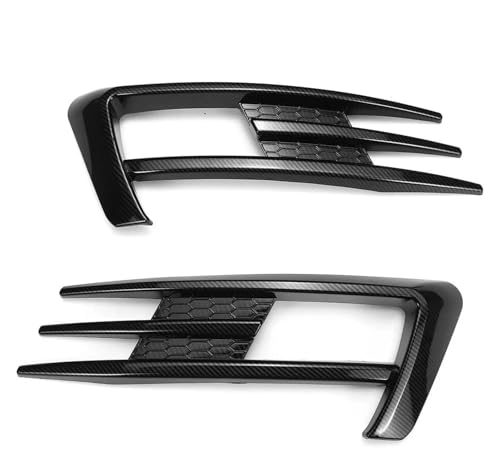 Grille antibrouillard Golf 7 GTI look carbone pour pare-chocs inférieur