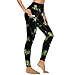 Cute Green Alligator Women's Yoga Pants Funny Leggings Workout Running Lounge Pant M