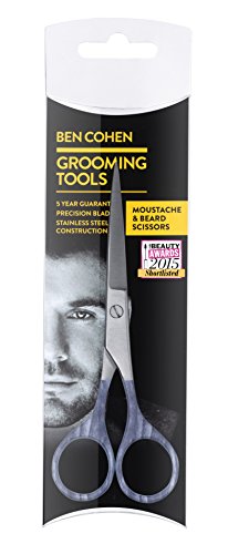 Elegant Touch Ben Cohen Grooming Tools tijeras de bigote/barba.
