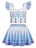 Différents maillots de bain inspirés des princesses au choix, thème classique et élément de couleur assortie, fabrication exquise, couleurs vives et amusantes, plein d'imagination et enfantin. Ce maillot de bain fera que votre petite fille se sentira comme une vraie princesse pendant qu'elle profite de son temps dans l'eau.