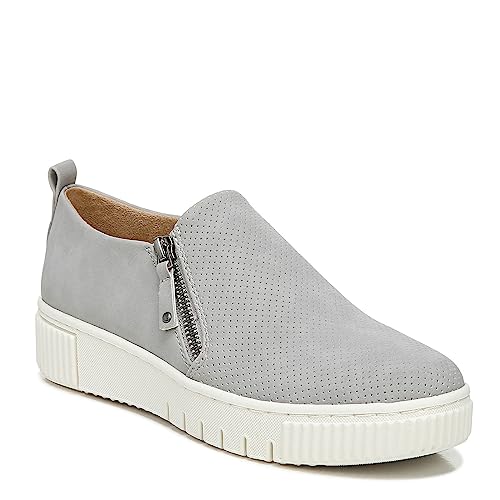 Naturalizer Soul Womens Turner Platform Zipper Slip On Fashion Sneaker, Stone Smooth, by Naturalizer - Used condition - Image 4
