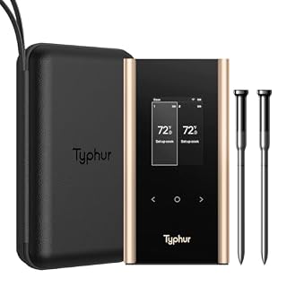Typhur Sync Gold Dual Wireless WiFi Meat Thermometer with Carrying Case