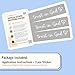 Miarita 3X Trust in God Rearview Mirror Sticker, Christian Car Accessories, Car Stickers and Decals for Women, Cute Car Stickers, Mirror Decals, Valentines Day Gifts for Her (Trust in God White)