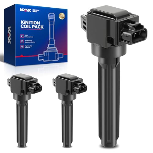 Image of KAX Pack of 3 Ignition Coil Set for Mitsubishi Mirage 2014-2015 2017-2023, G4 2017-2023, UF815