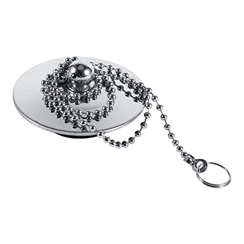 Tapón para bañera con cadena cromada universal miniatura 7