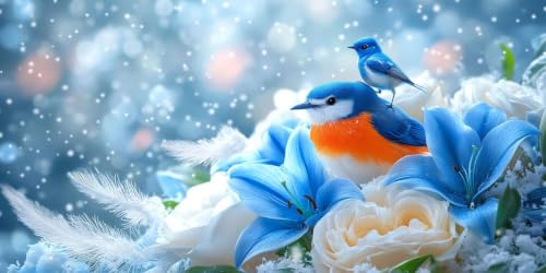 Pintura por números adultos de aves: el regalo de manualidades ideal para decorar con arte