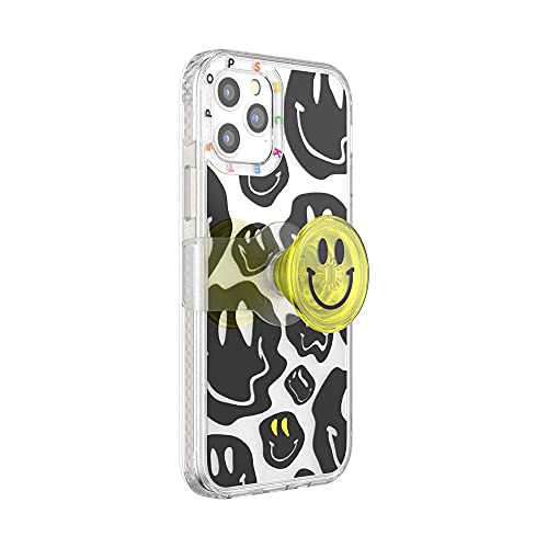 Popsockets iPhone 12/12 Pro �P�[�X ���|�W�V���i�u���X���C�h�O���b�v�t�� MagSafe - All Smiles
