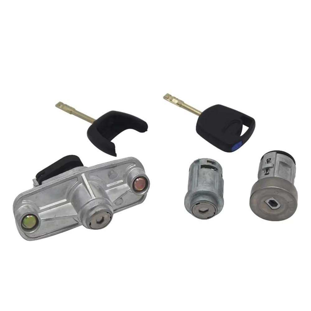 Zhjlut One Color Car Lock Cylinder Compatible With Mondeo 2001-2007 Lk1s71f22050aa Ignition Switch Door Lock Trunk Lock