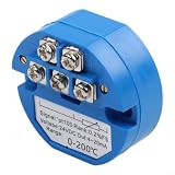 Industrieller PT100 Temperatursender 0-200° für Reichweite, 4-20mA Signalausgangssensor mit einstellbarer linearer Korrektur und DC 24V Leistung