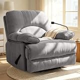 Euthymia Oversized Chenille Recliner