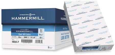 Hammermill 103317 Multipurpose Paper, 20lb, 8-1/2-Inch x14-Inch, Blue