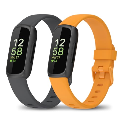 [HeeNia] �o���h Fitbit Inspire 3 / 2 / 1 /Inspire HR/Ace 2 /Ace 3 �Ή� �V���R�� �X�g���b�v ���[�v �X�|�[�c ���v�x���g �ւ��x���g S�T�C�Y �h���� �y�� �K�[�~�� Fitbit Ace 2 