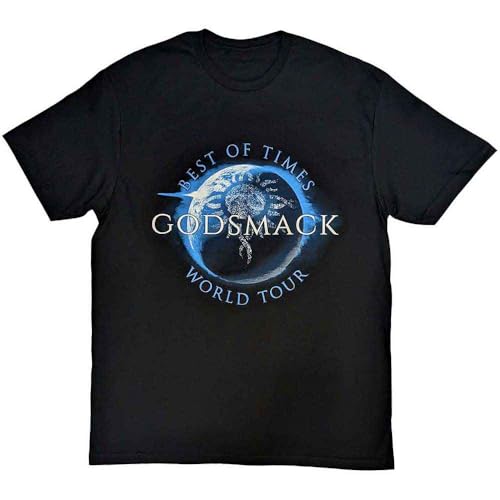 T-shirt Godsmack Lighting Up The Sky World Tour XL pour fan de rock métal concert